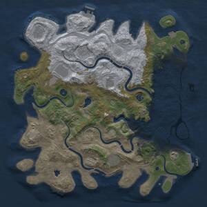 Thumbnail Rust Map: Procedural Map, Size: 4250, Seed: 396803456, 15 Monuments