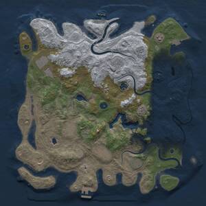 Thumbnail Rust Map: Procedural Map, Size: 4250, Seed: 38095952, 16 Monuments