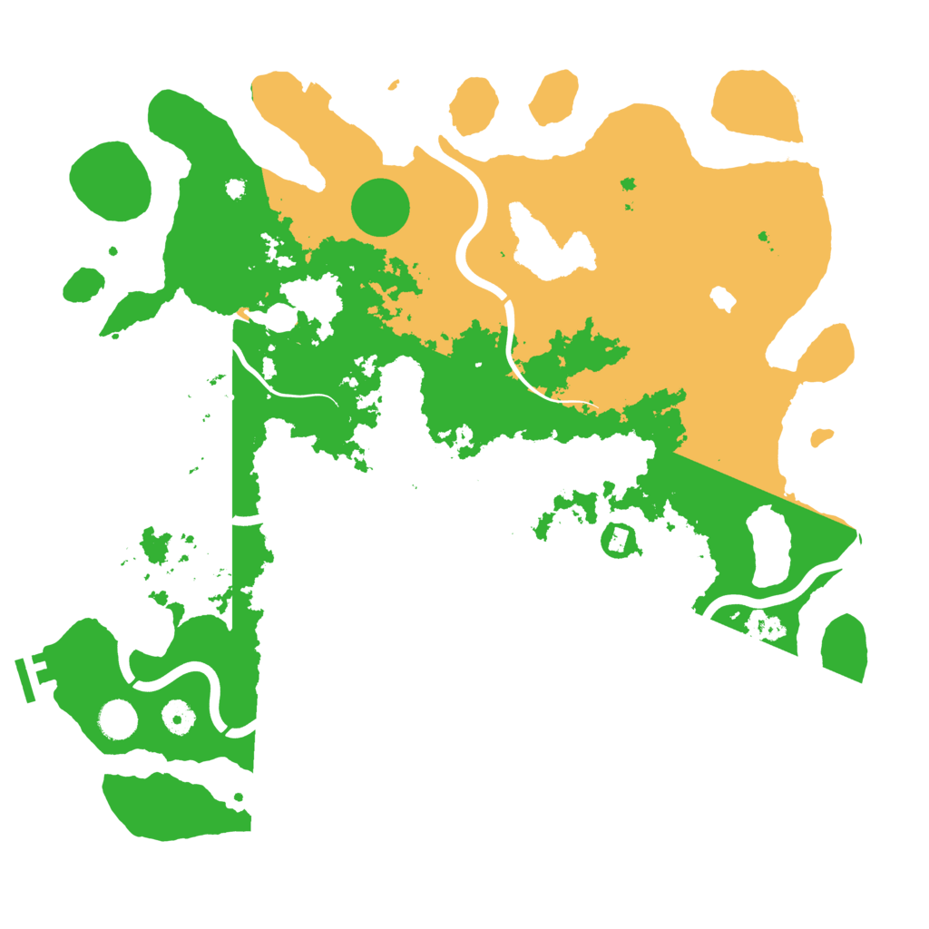 Biome Rust Map: Procedural Map, Size: 4200, Seed: 1702464709