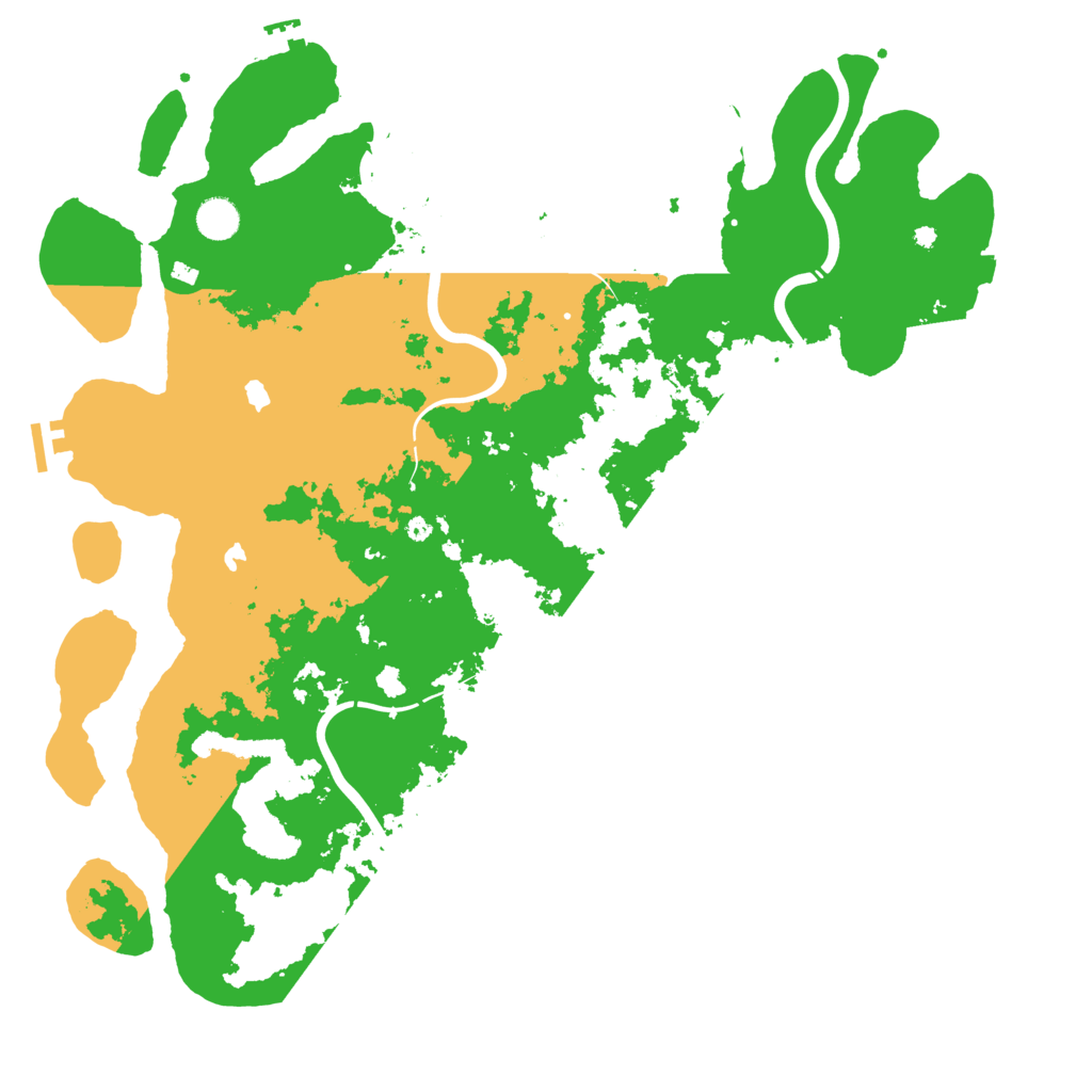 Biome Rust Map: Procedural Map, Size: 4500, Seed: 161934183
