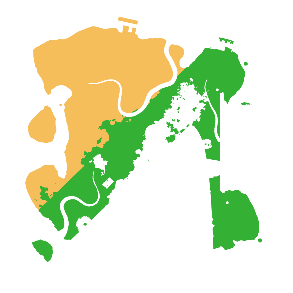 Biome Rust Map: Procedural Map, Size: 3000, Seed: 908214