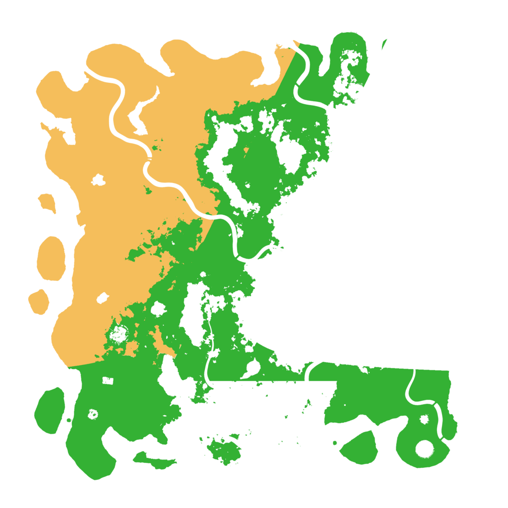 Biome Rust Map: Procedural Map, Size: 5000, Seed: 1187126846