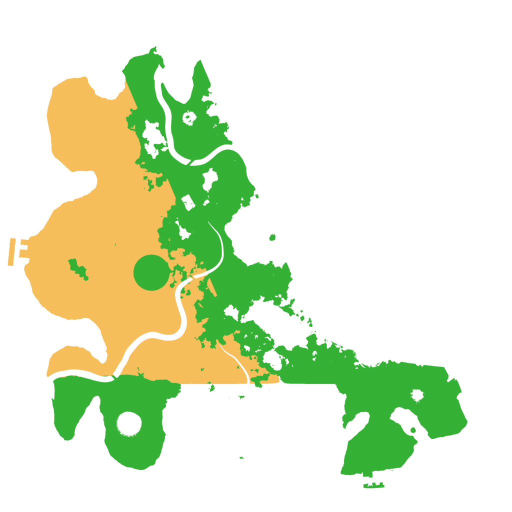 Biome Rust Map: Procedural Map, Size: 3750, Seed: 208281225