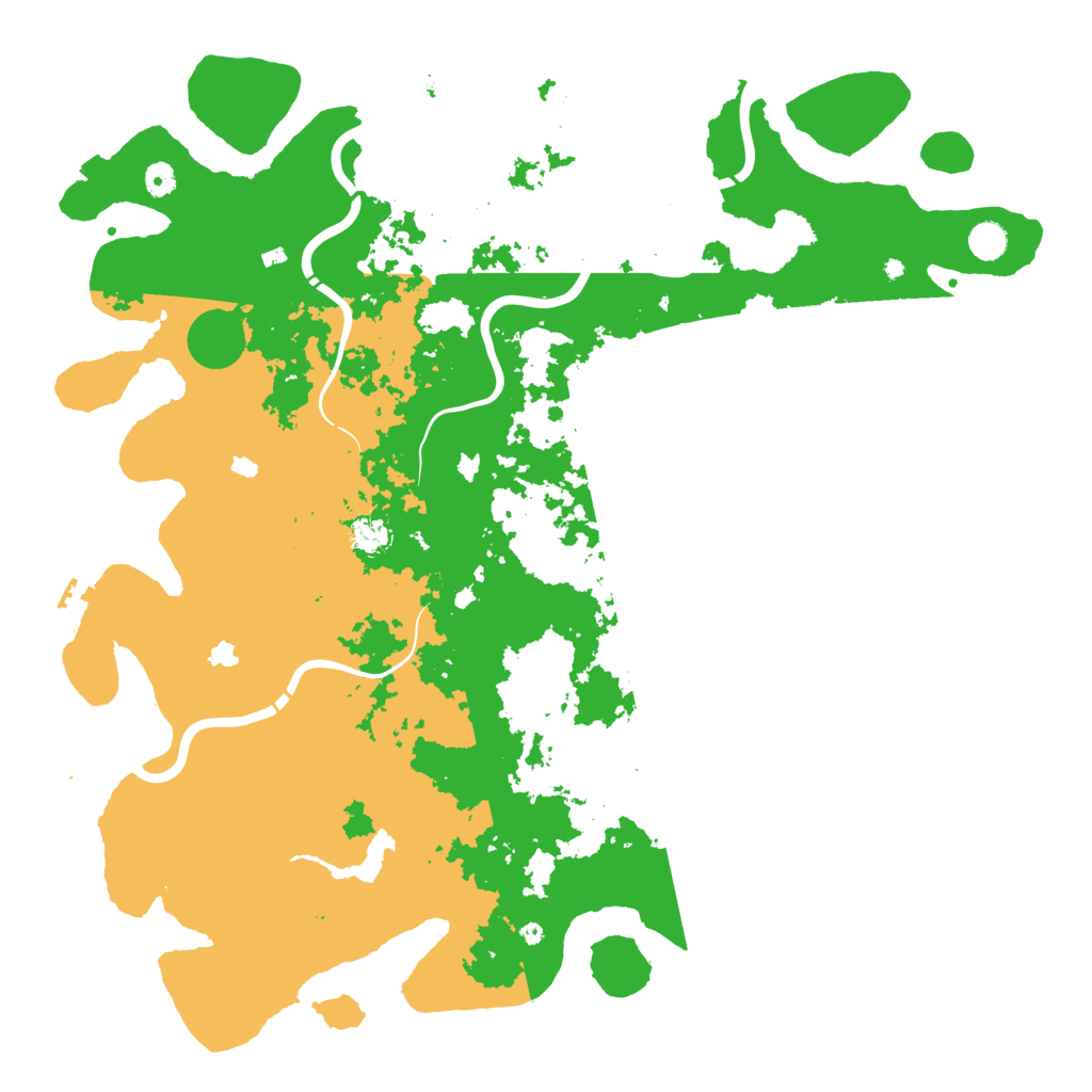 Biome Rust Map: Procedural Map, Size: 5000, Seed: 779177