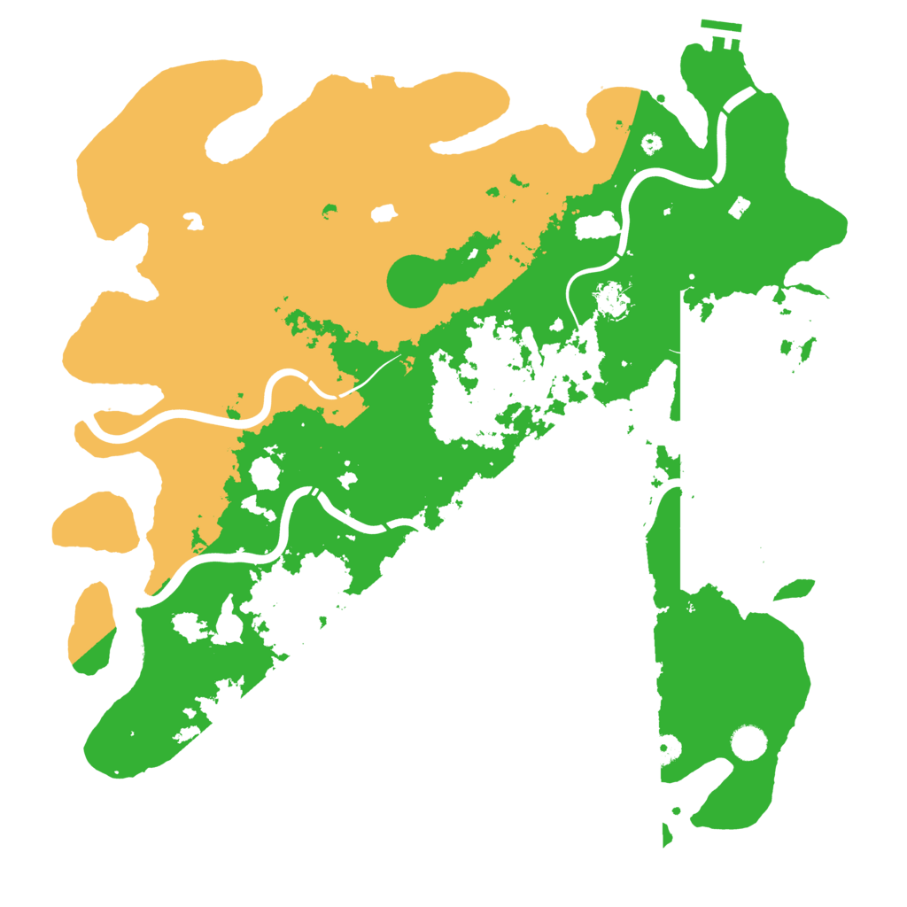 Biome Rust Map: Procedural Map, Size: 4500, Seed: 701596382