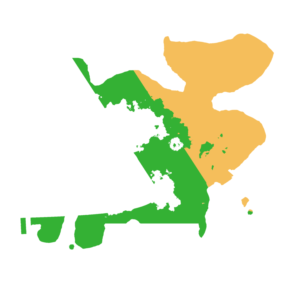 Biome Rust Map: Procedural Map, Size: 2300, Seed: 124502194