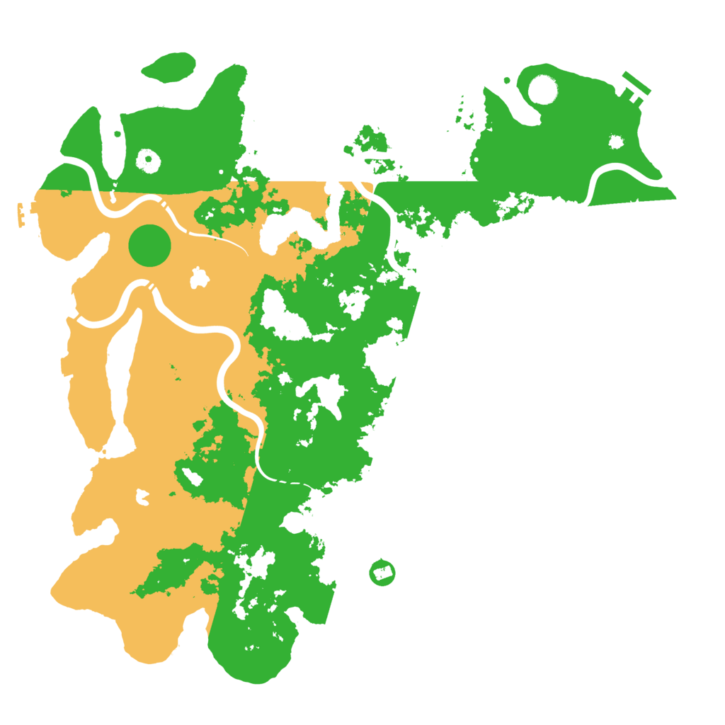 Biome Rust Map: Procedural Map, Size: 4500, Seed: 1747602951