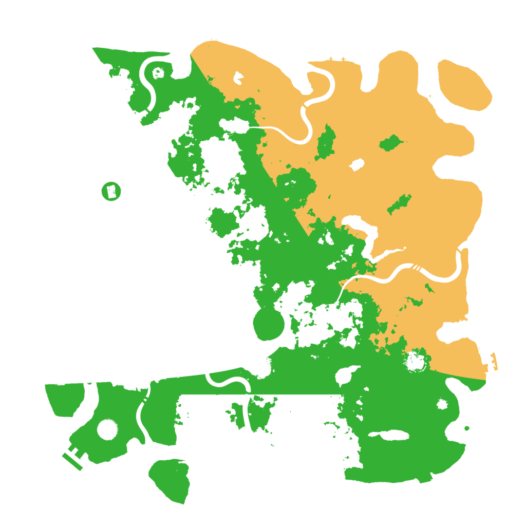 Biome Rust Map: Procedural Map, Size: 4500, Seed: 420691337