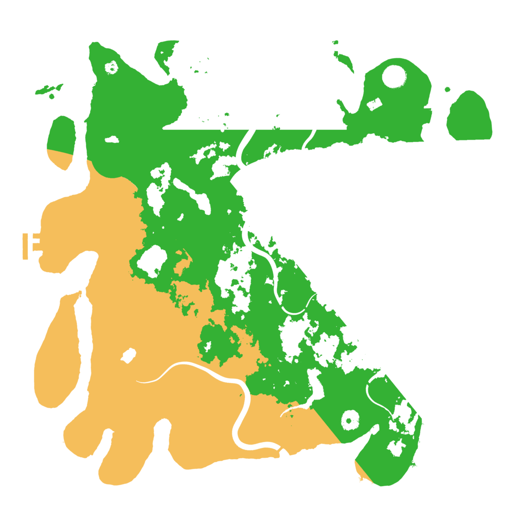 Biome Rust Map: Procedural Map, Size: 4000, Seed: 36751383