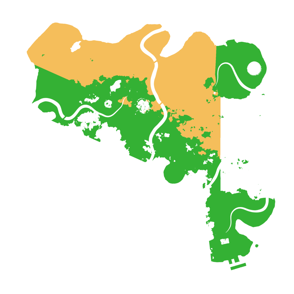 Biome Rust Map: Procedural Map, Size: 3750, Seed: 608216997