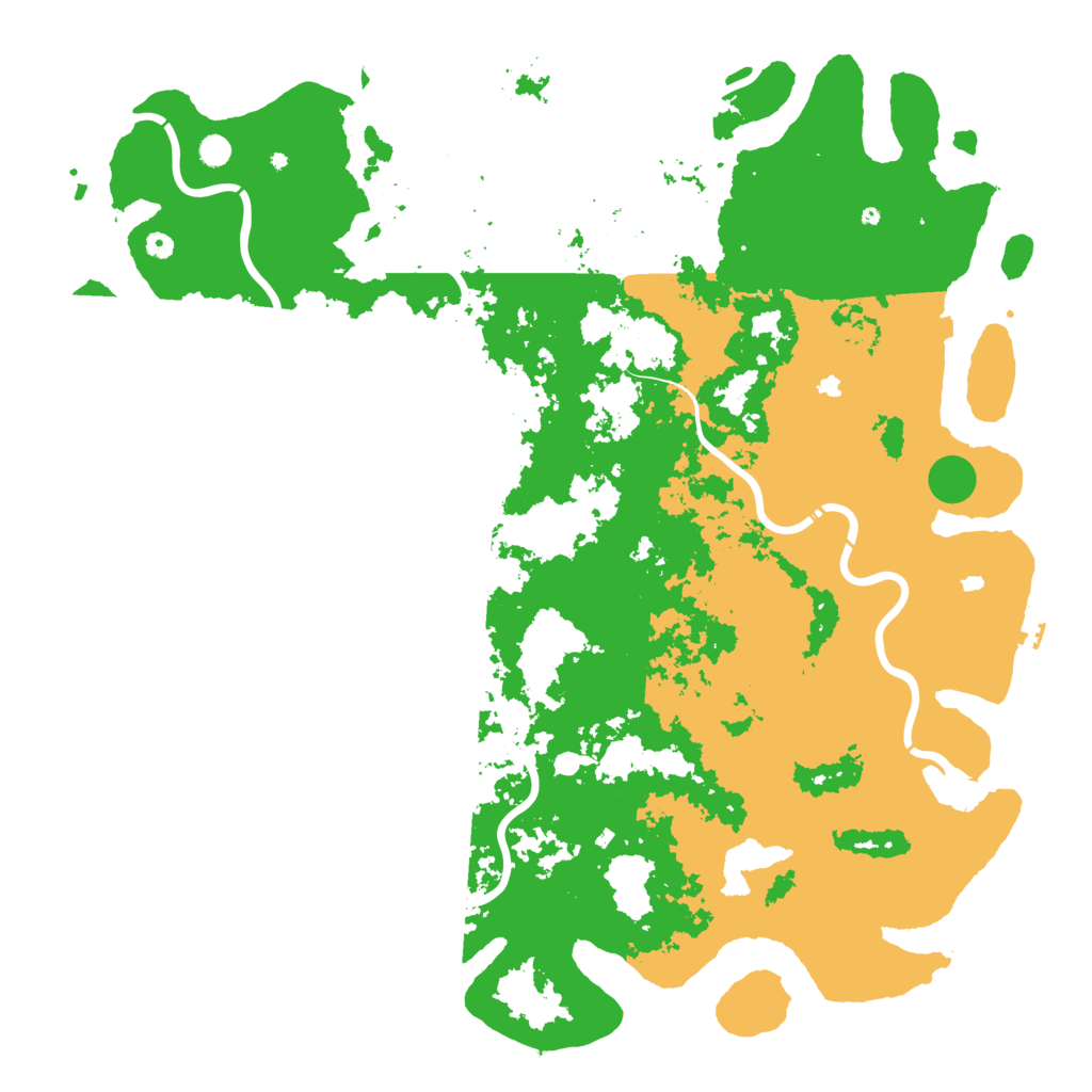 Biome Rust Map: Procedural Map, Size: 6000, Seed: 15195