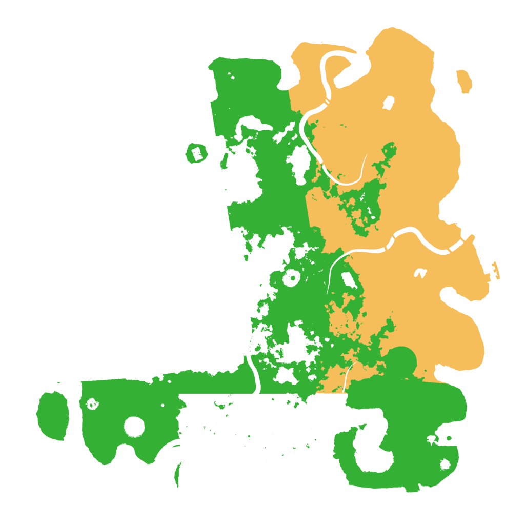 Biome Rust Map: Procedural Map, Size: 4500, Seed: 751404812