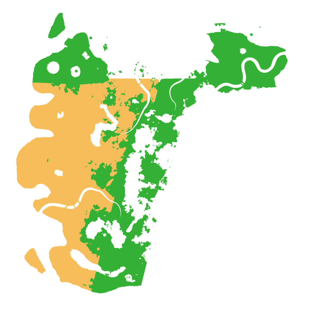 Biome Rust Map: Procedural Map, Size: 4500, Seed: 38824