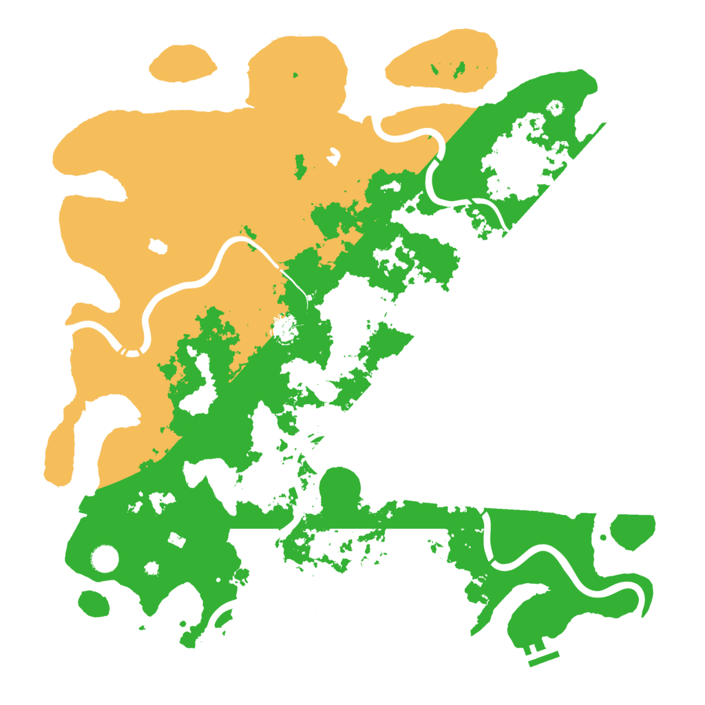 Biome Rust Map: Procedural Map, Size: 4500, Seed: 169761362