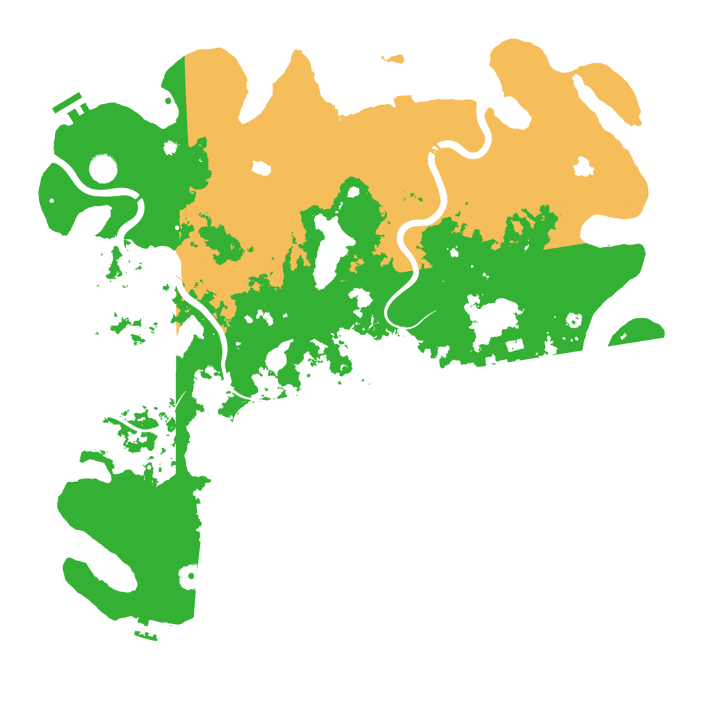 Biome Rust Map: Procedural Map, Size: 4500, Seed: 377067386