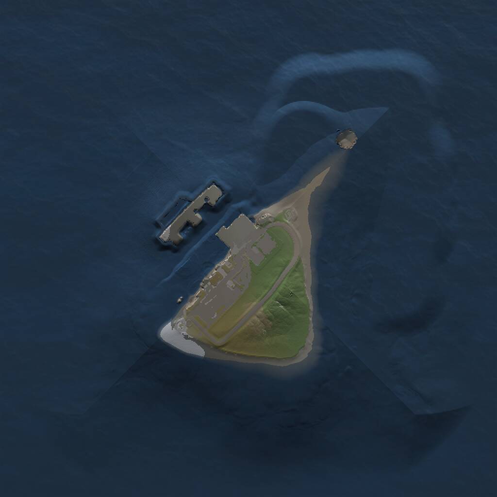 Rust Map: Procedural Map, Size: 1000, Seed: 451530510, 2 Monuments