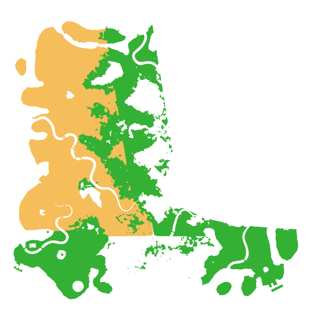 Biome Rust Map: Procedural Map, Size: 5098, Seed: 12778