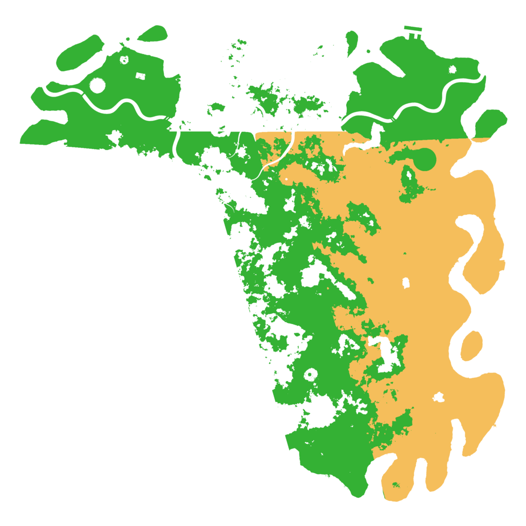 Biome Rust Map: Procedural Map, Size: 6000, Seed: 944808932