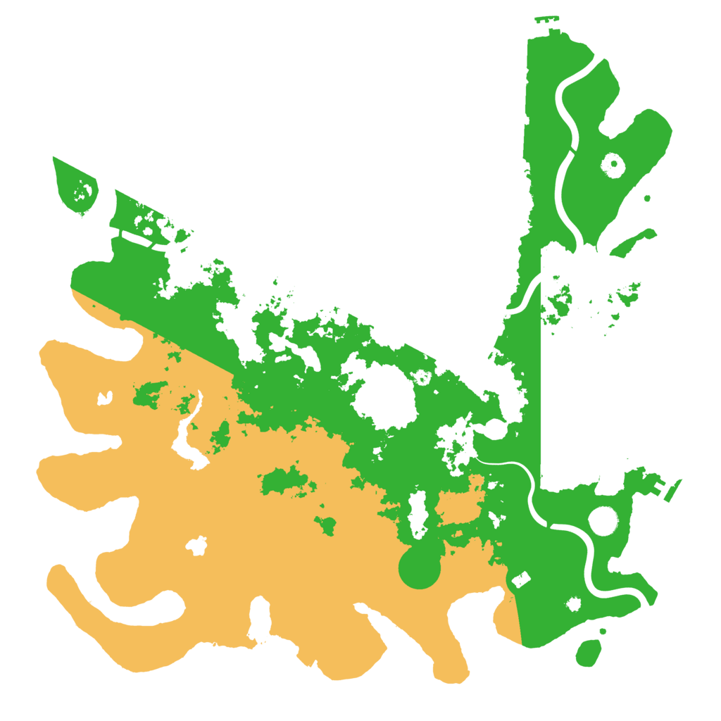 Biome Rust Map: Procedural Map, Size: 4500, Seed: 873809308