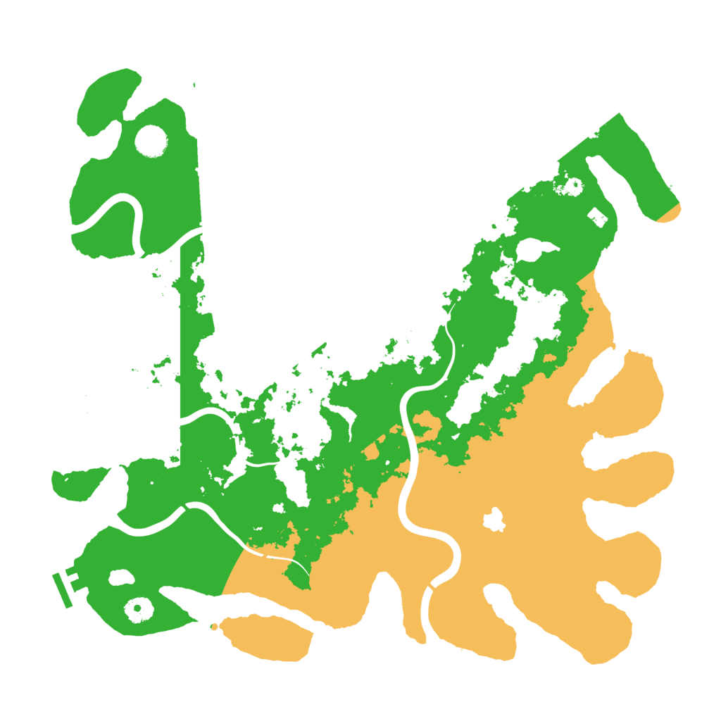 Biome Rust Map: Procedural Map, Size: 4000, Seed: 677924523