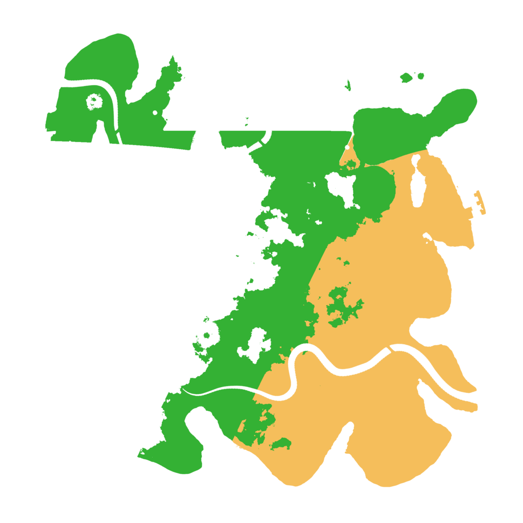 Biome Rust Map: Procedural Map, Size: 3250, Seed: 1243125117