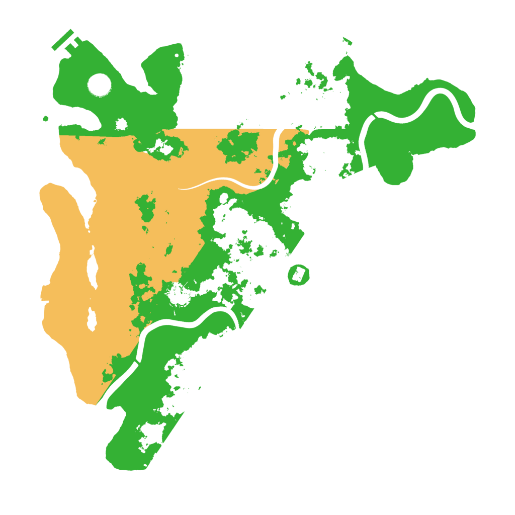Biome Rust Map: Procedural Map, Size: 3900, Seed: 2052026