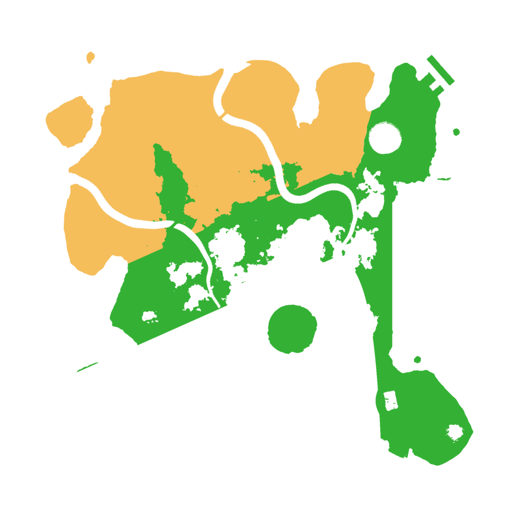 Biome Rust Map: Procedural Map, Size: 3000, Seed: 24914