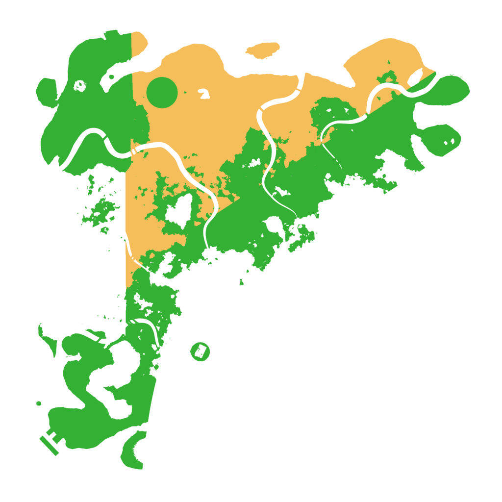 Biome Rust Map: Procedural Map, Size: 4250, Seed: 342317740