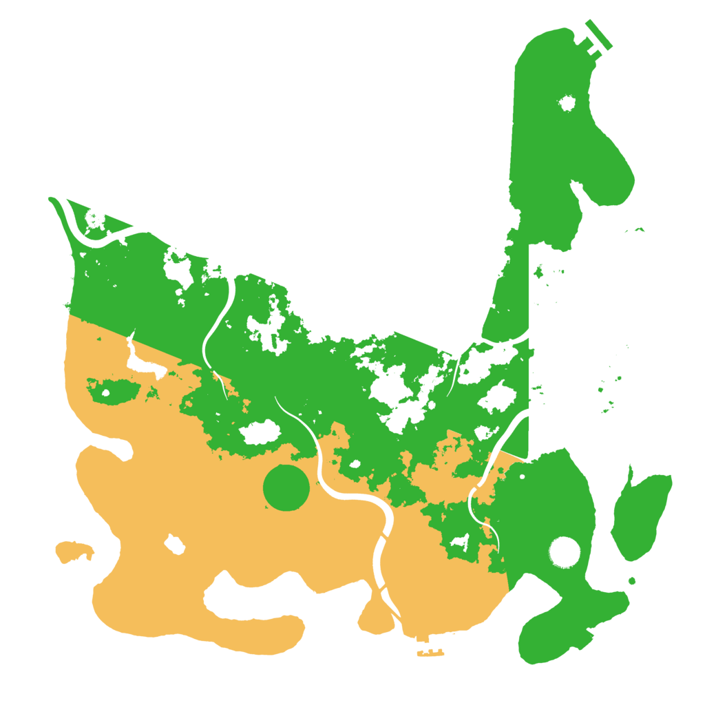 Biome Rust Map: Procedural Map, Size: 4000, Seed: 835433047