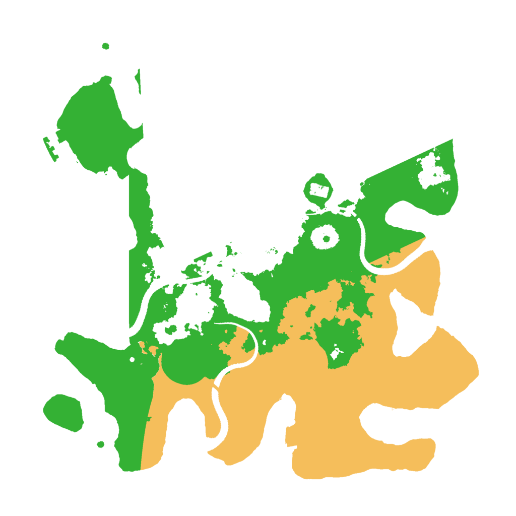 Biome Rust Map: Procedural Map, Size: 3000, Seed: 1293764709