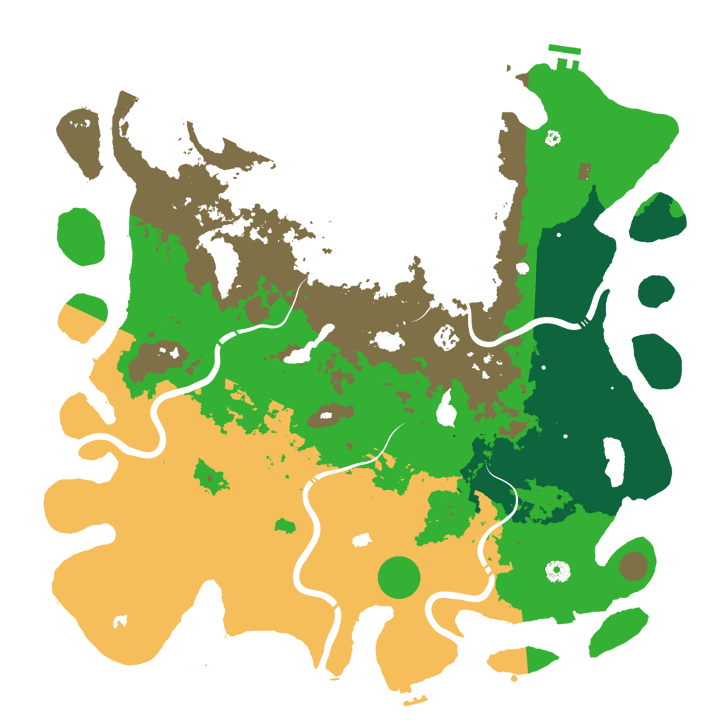 Biome Rust Map: Procedural Map, Size: 4500, Seed: 1273047397