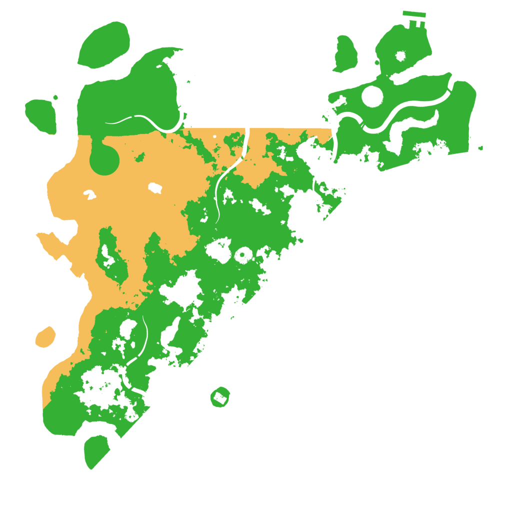Biome Rust Map: Procedural Map, Size: 4500, Seed: 71605461