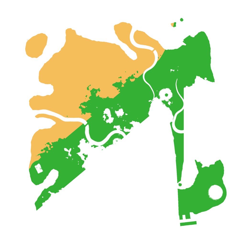 Biome Rust Map: Procedural Map, Size: 3000, Seed: 643767402