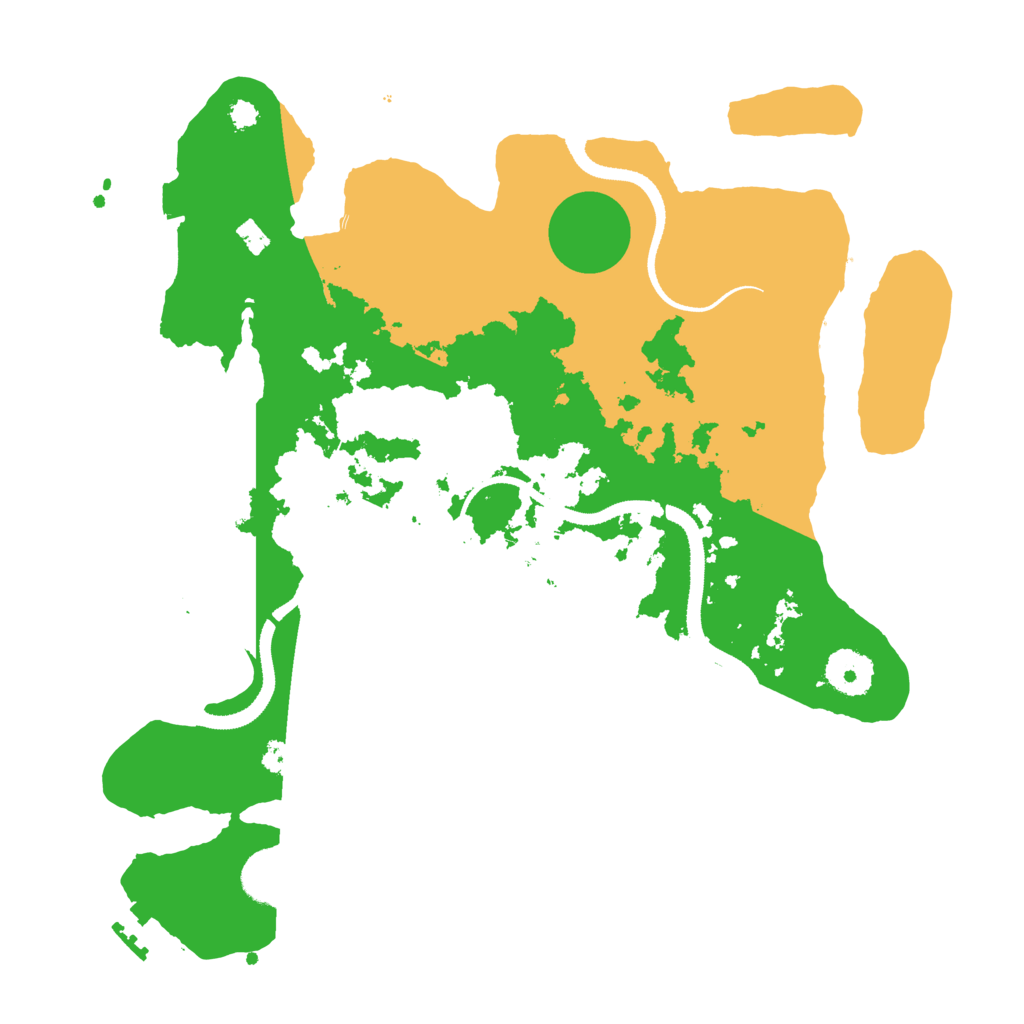 Biome Rust Map: Procedural Map, Size: 3300, Seed: 826106898