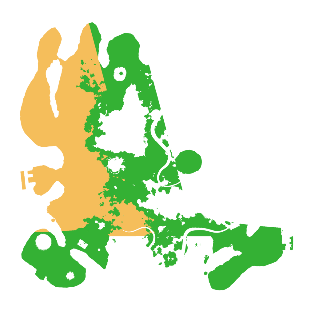 Biome Rust Map: Procedural Map, Size: 3500, Seed: 1503067535
