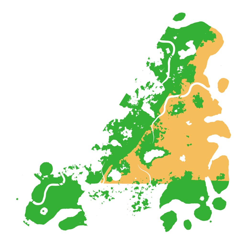 Biome Rust Map: Procedural Map, Size: 5000, Seed: 1258563445