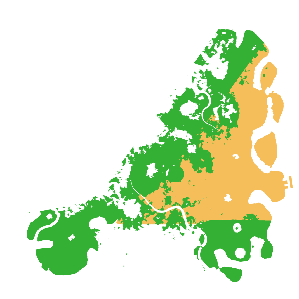 Biome Rust Map: Procedural Map, Size: 5000, Seed: 691719358
