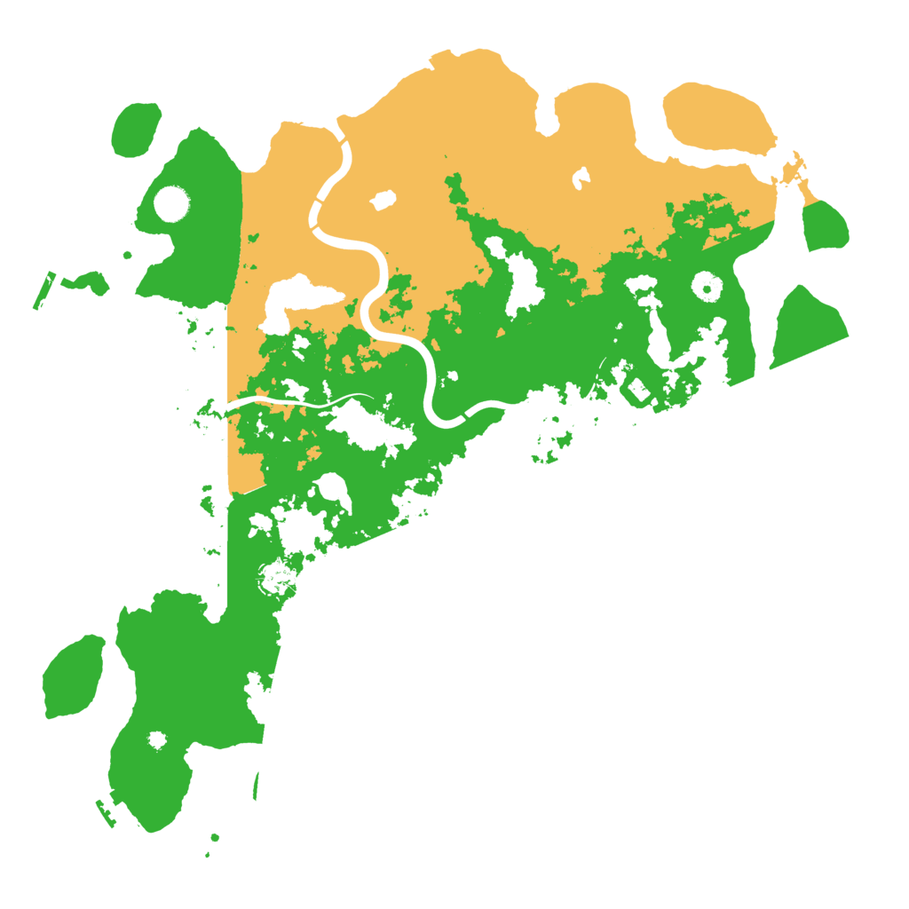 Biome Rust Map: Procedural Map, Size: 4500, Seed: 2026010201