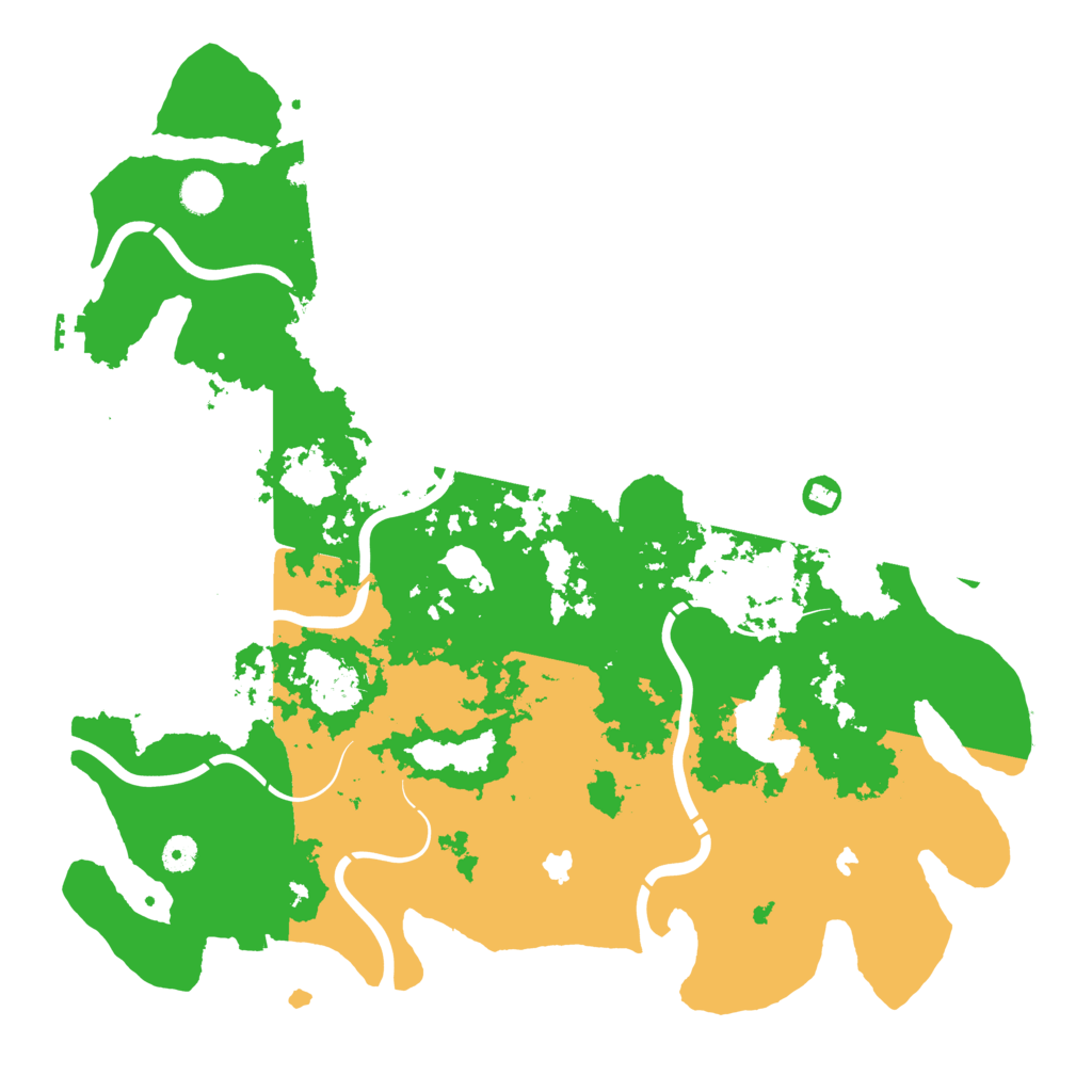 Biome Rust Map: Procedural Map, Size: 4500, Seed: 80123936