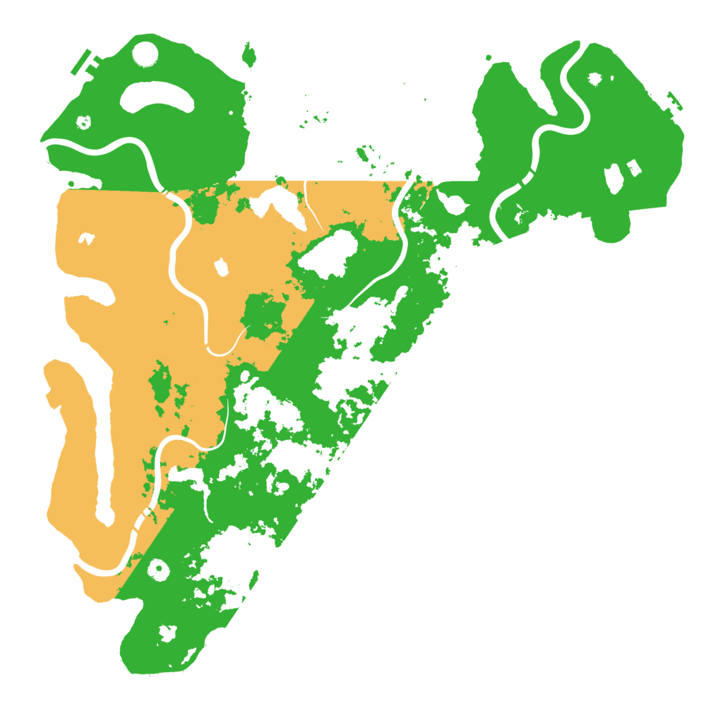 Biome Rust Map: Procedural Map, Size: 5000, Seed: 2052026