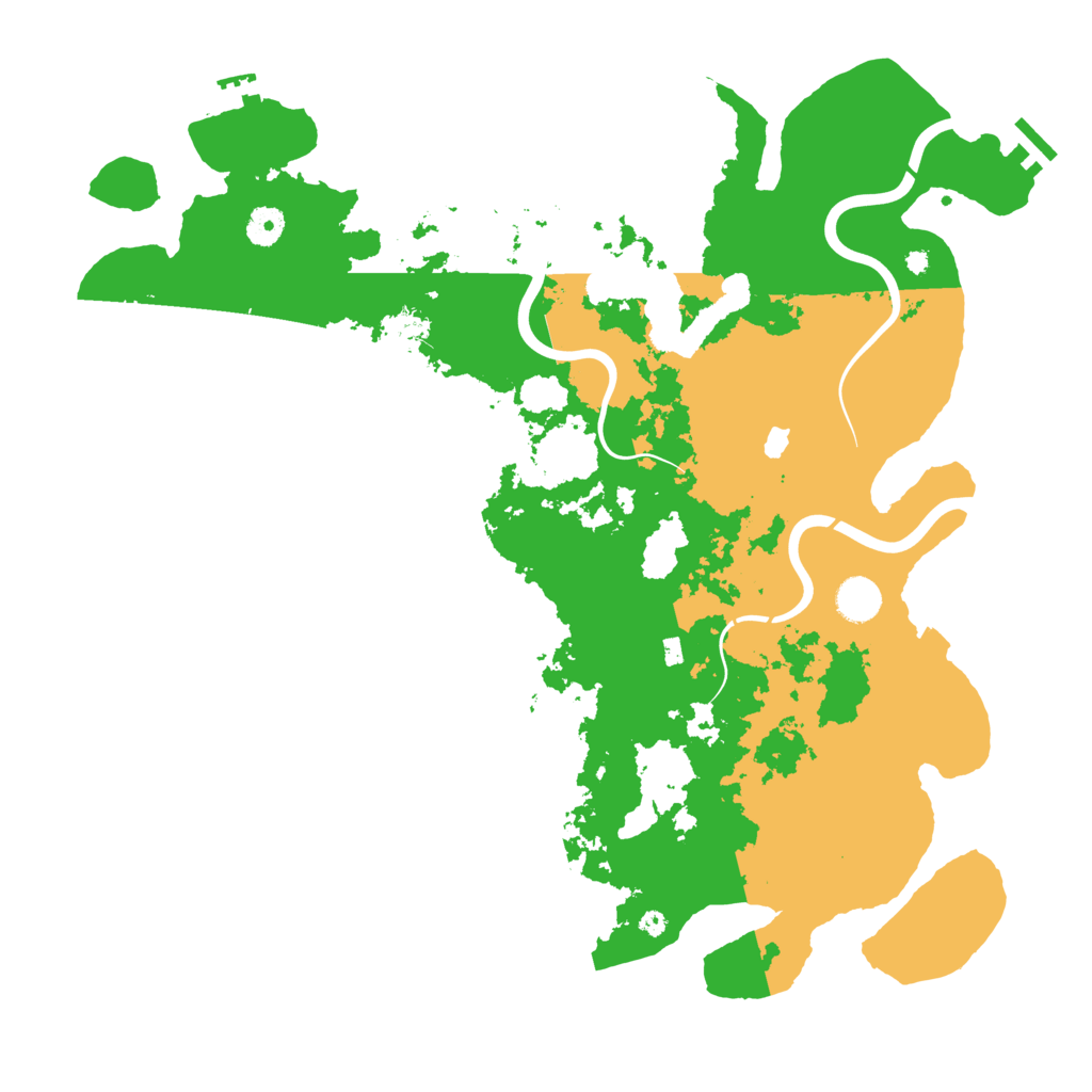 Biome Rust Map: Procedural Map, Size: 4250, Seed: 1552935542