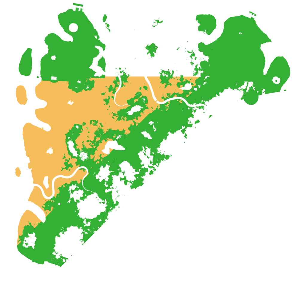 Biome Rust Map: Procedural Map, Size: 6000, Seed: 72583224