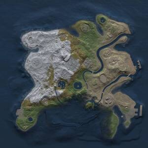 Thumbnail Rust Map: Procedural Map, Size: 2800, Seed: 693527130, 10 Monuments