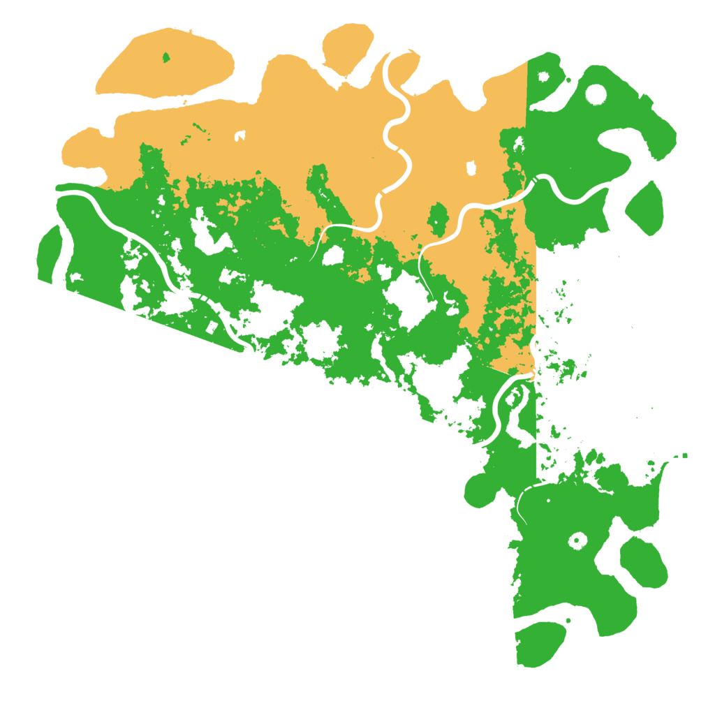 Biome Rust Map: Procedural Map, Size: 6000, Seed: 754346500