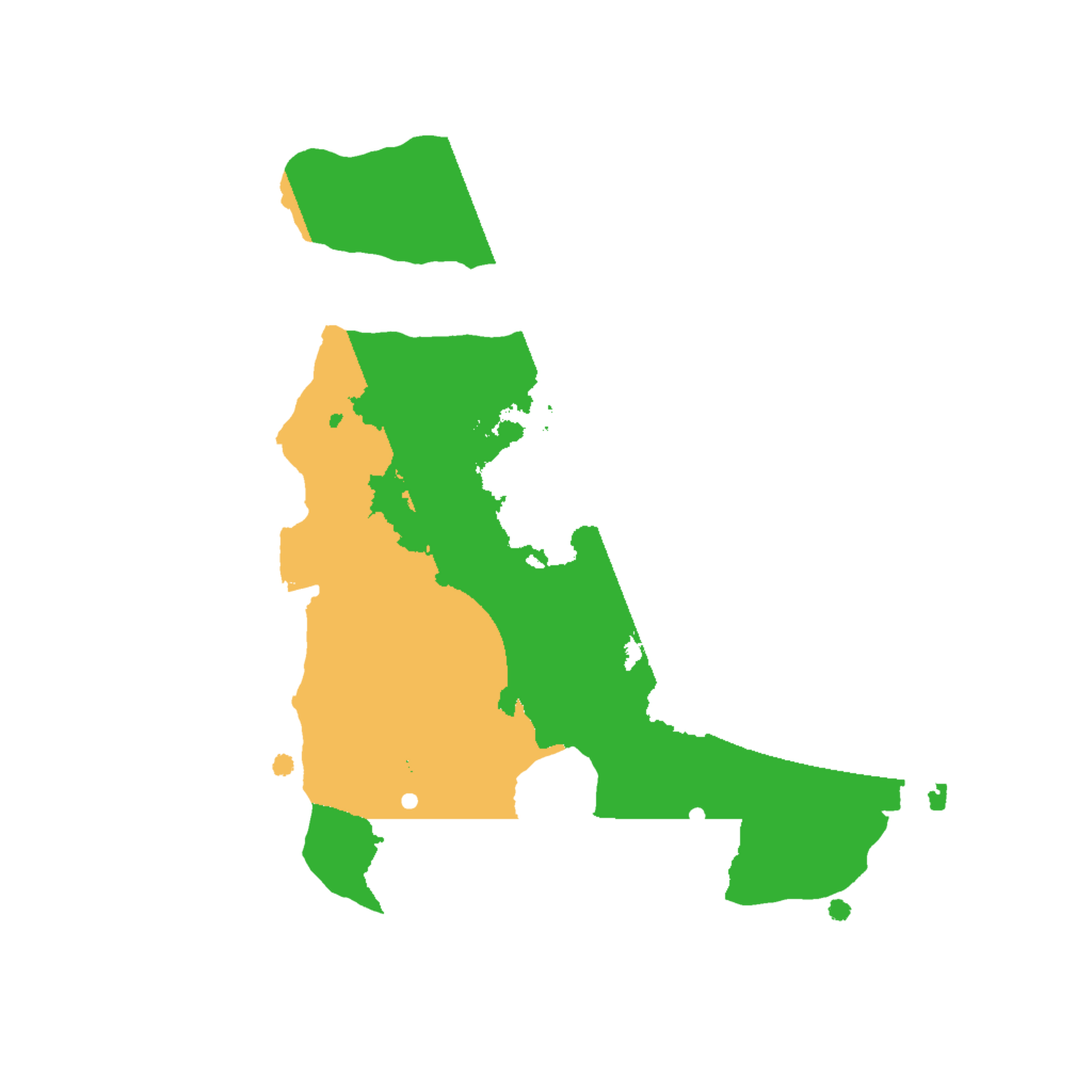 Biome Rust Map: Procedural Map, Size: 2000, Seed: 1418399568