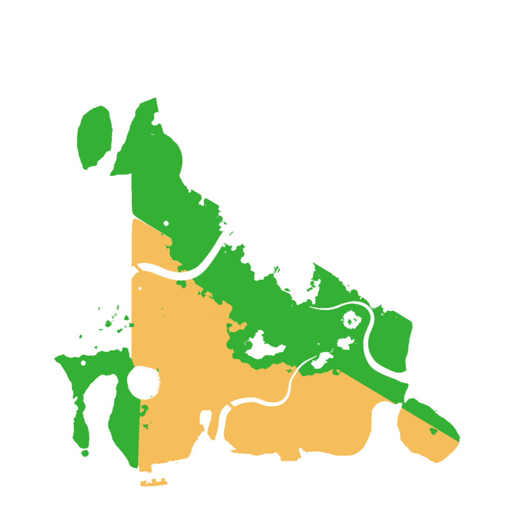 Biome Rust Map: Procedural Map, Size: 3000, Seed: 6913