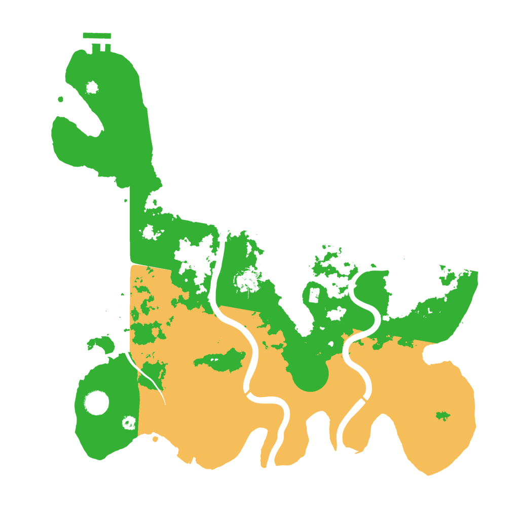 Biome Rust Map: Procedural Map, Size: 3750, Seed: 51740