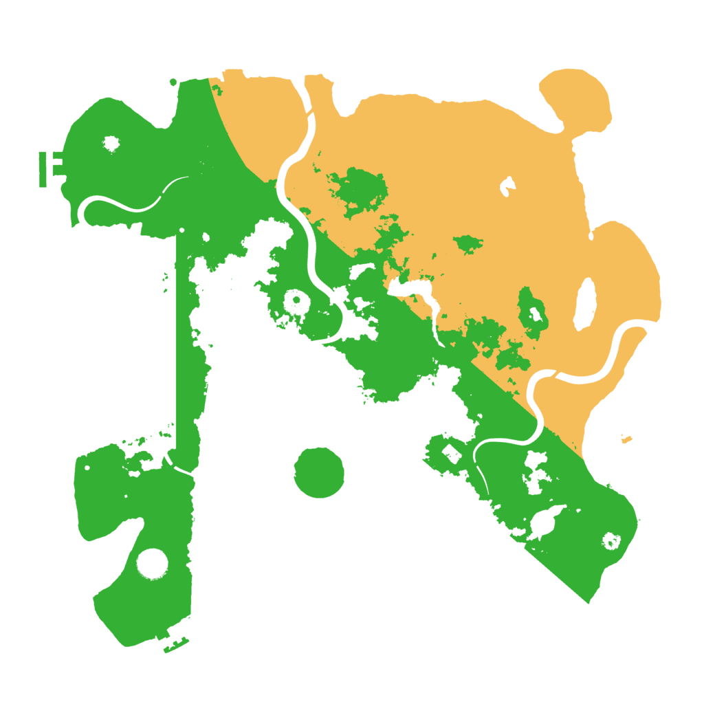 Biome Rust Map: Procedural Map, Size: 4000, Seed: 1254554899