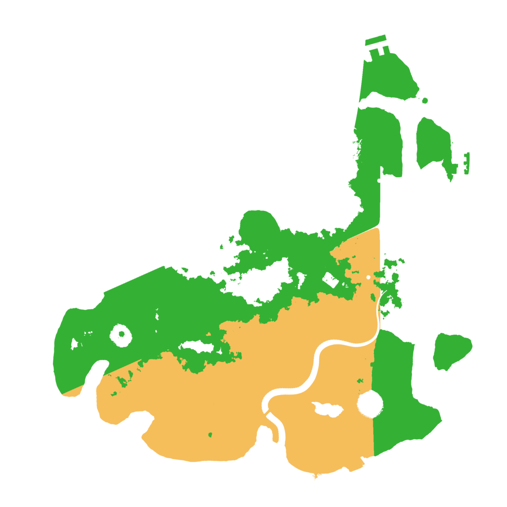 Biome Rust Map: Procedural Map, Size: 3500, Seed: 1522233077