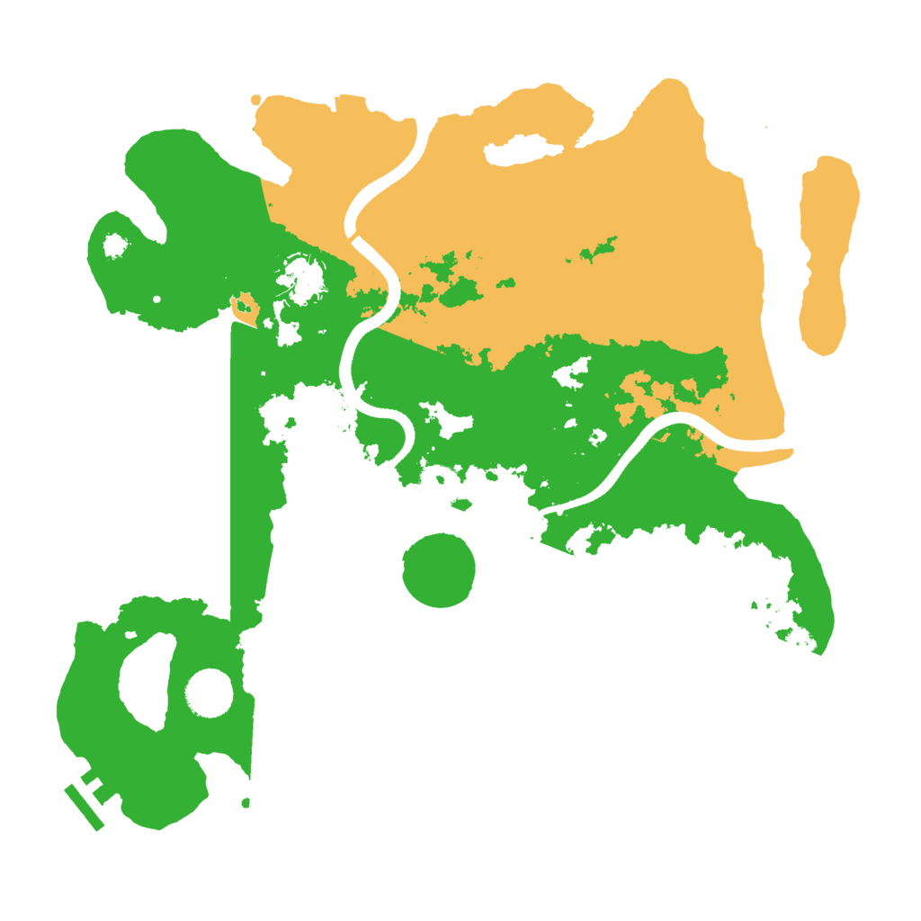 Biome Rust Map: Procedural Map, Size: 3502, Seed: 121492